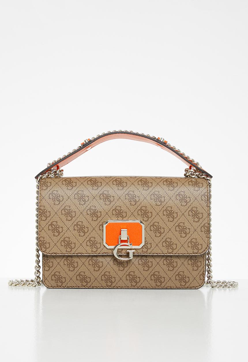 GUESS - Alisa convertible xbody flap - brown 
