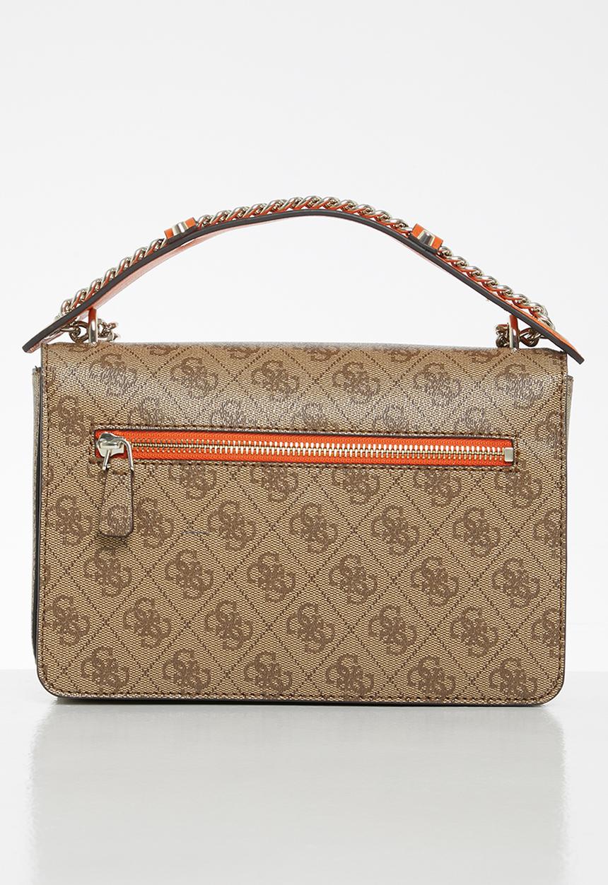 GUESS - Alisa convertible xbody flap - brown 