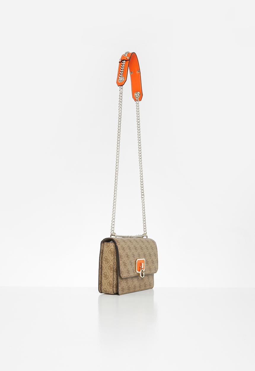 GUESS - Alisa convertible xbody flap - brown 