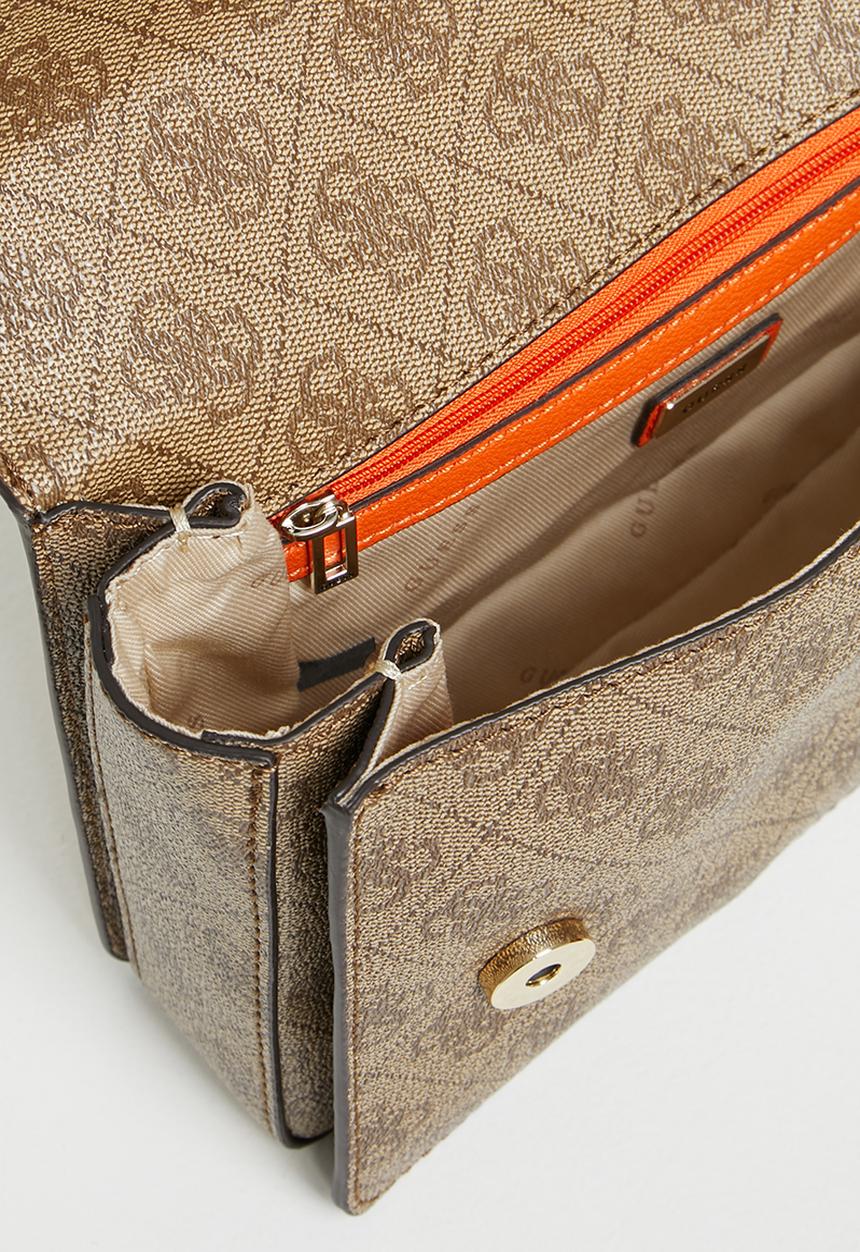 GUESS - Alisa convertible xbody flap - brown 