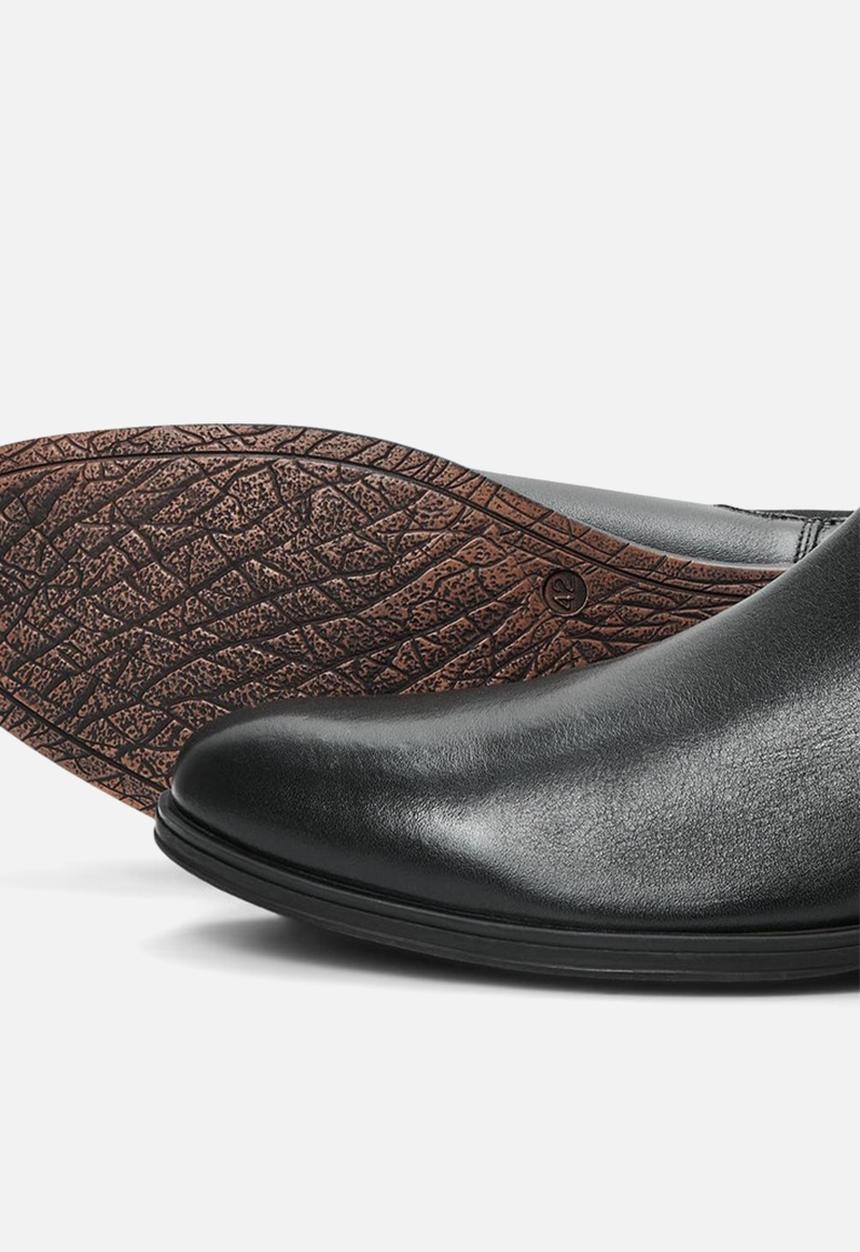 Jack & Jones - Jfwfrank leather chelsea boot - anthracite