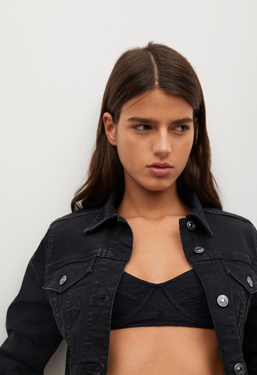 MANGO - Jacket vicky - black