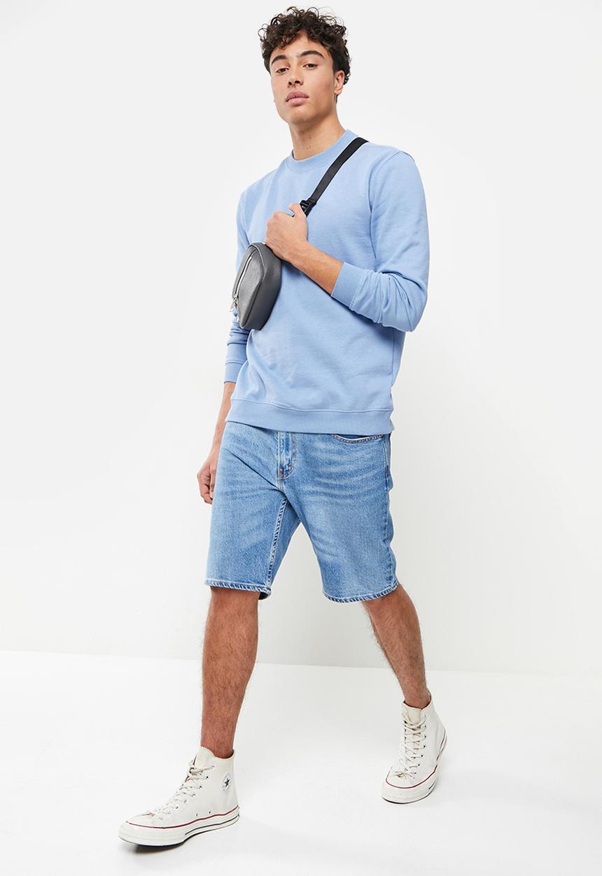 Cotton On - Essential crew fleece - blue