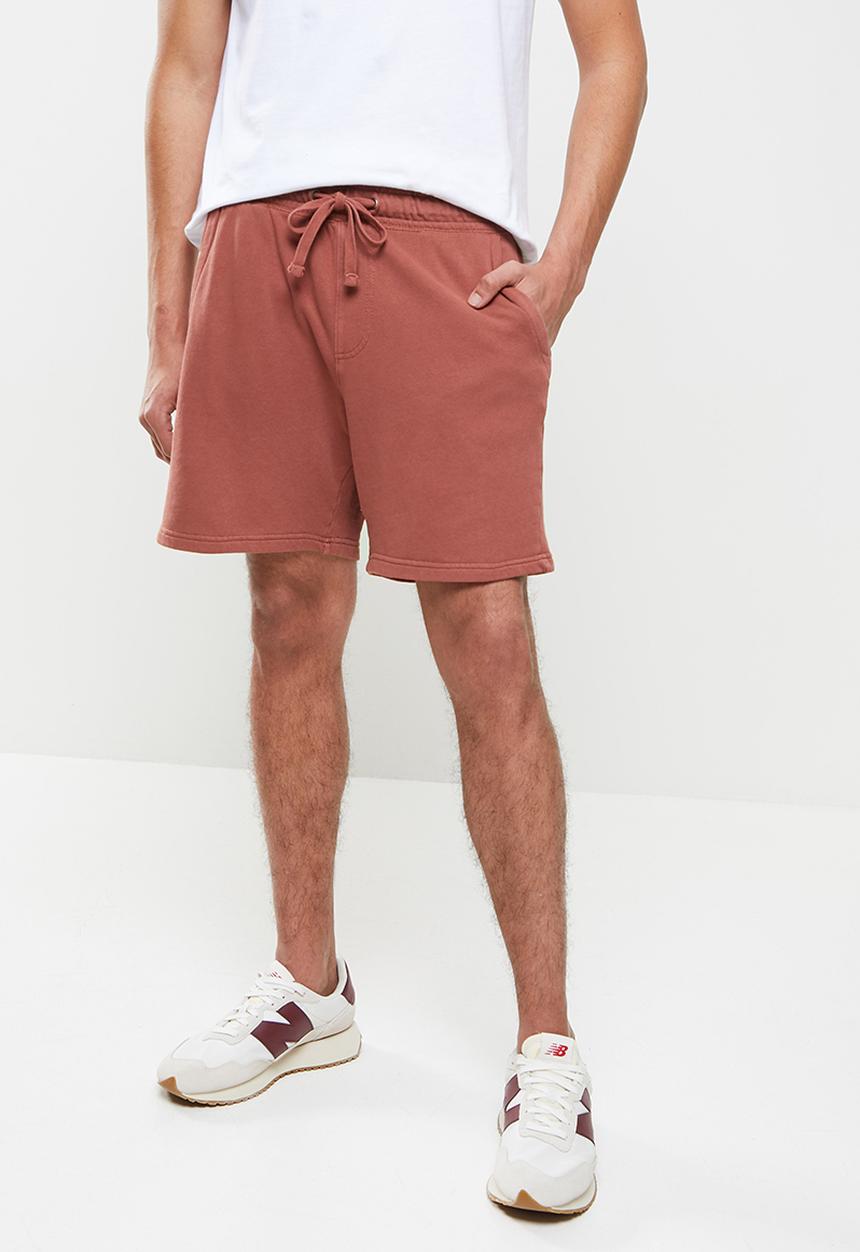 Cotton On - Pigment fleece short - red