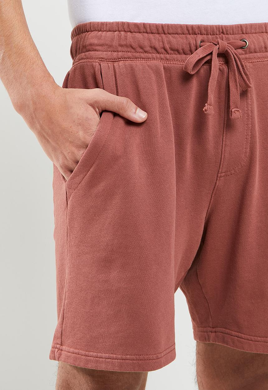 Cotton On - Pigment fleece short - red