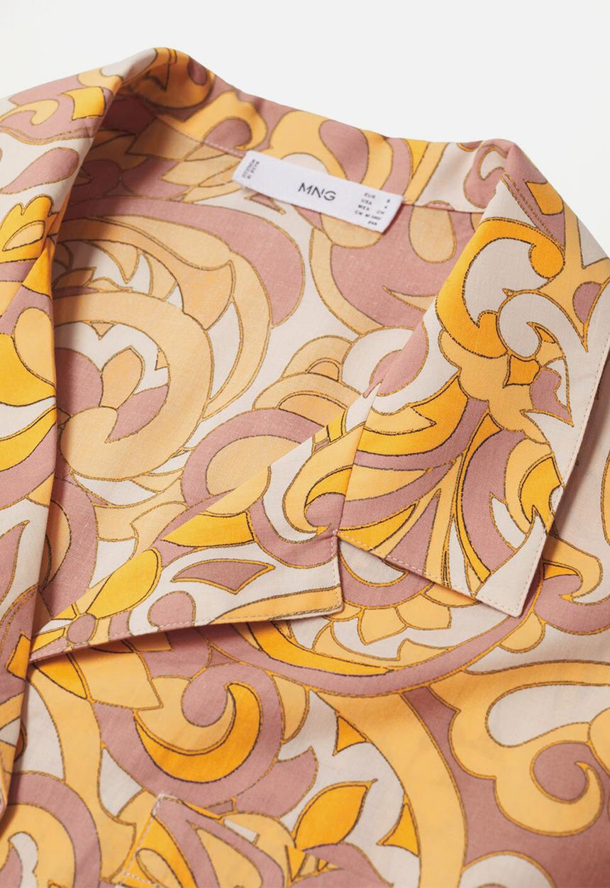 MANGO - Shirt espuma - yellow