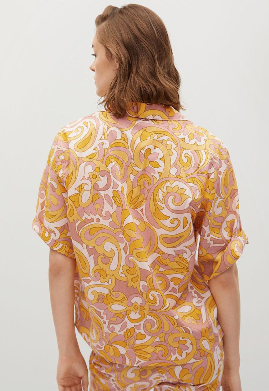 MANGO - Shirt espuma - yellow