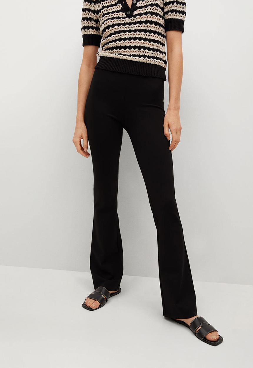 MANGO - Leggings puntaf-a - black