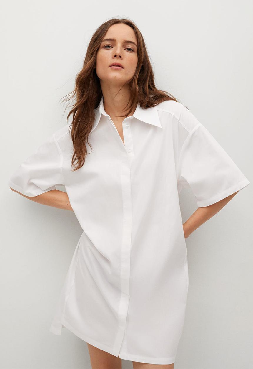 MANGO - Dress milla-h - white