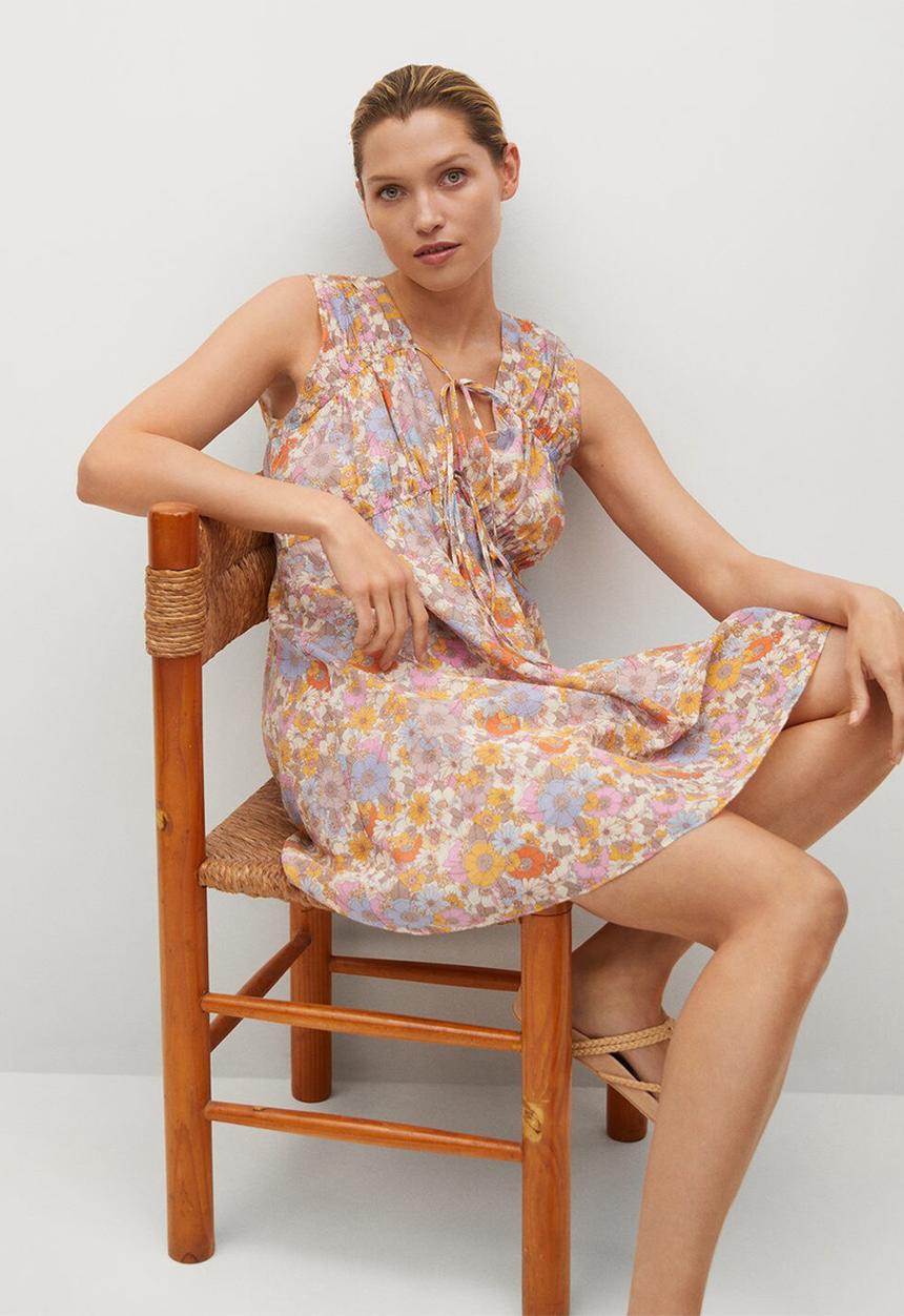 MANGO - Dress mina - pink