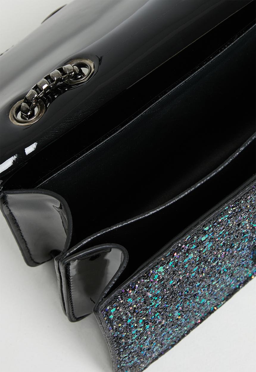 Superbalist - Rita clutch bag - black & purple 