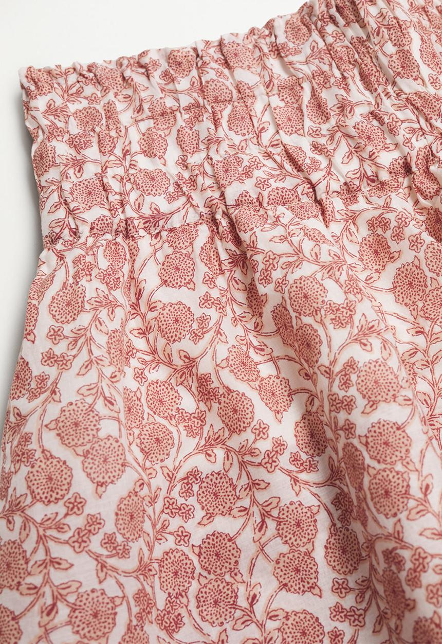 MANGO - Skirt corfu - red