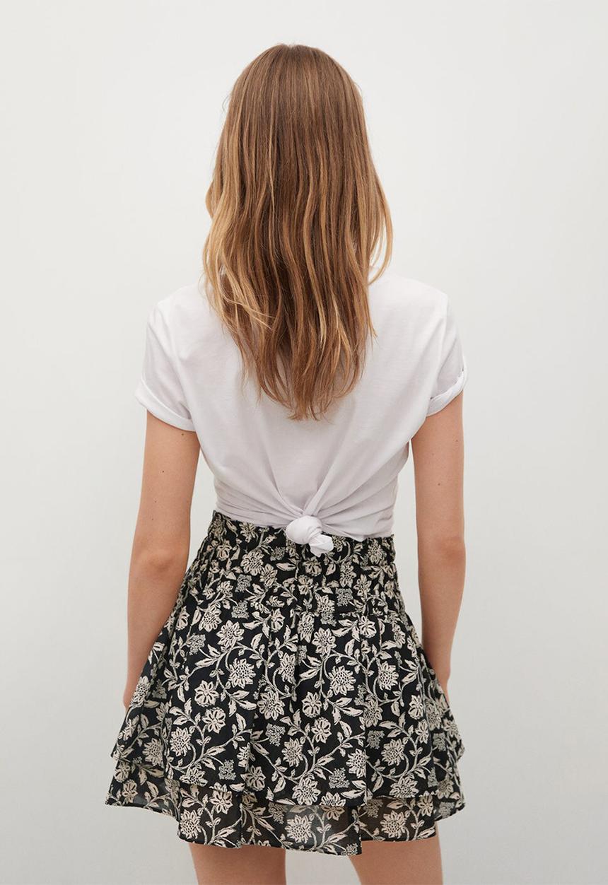 MANGO - Skirt corfu - black