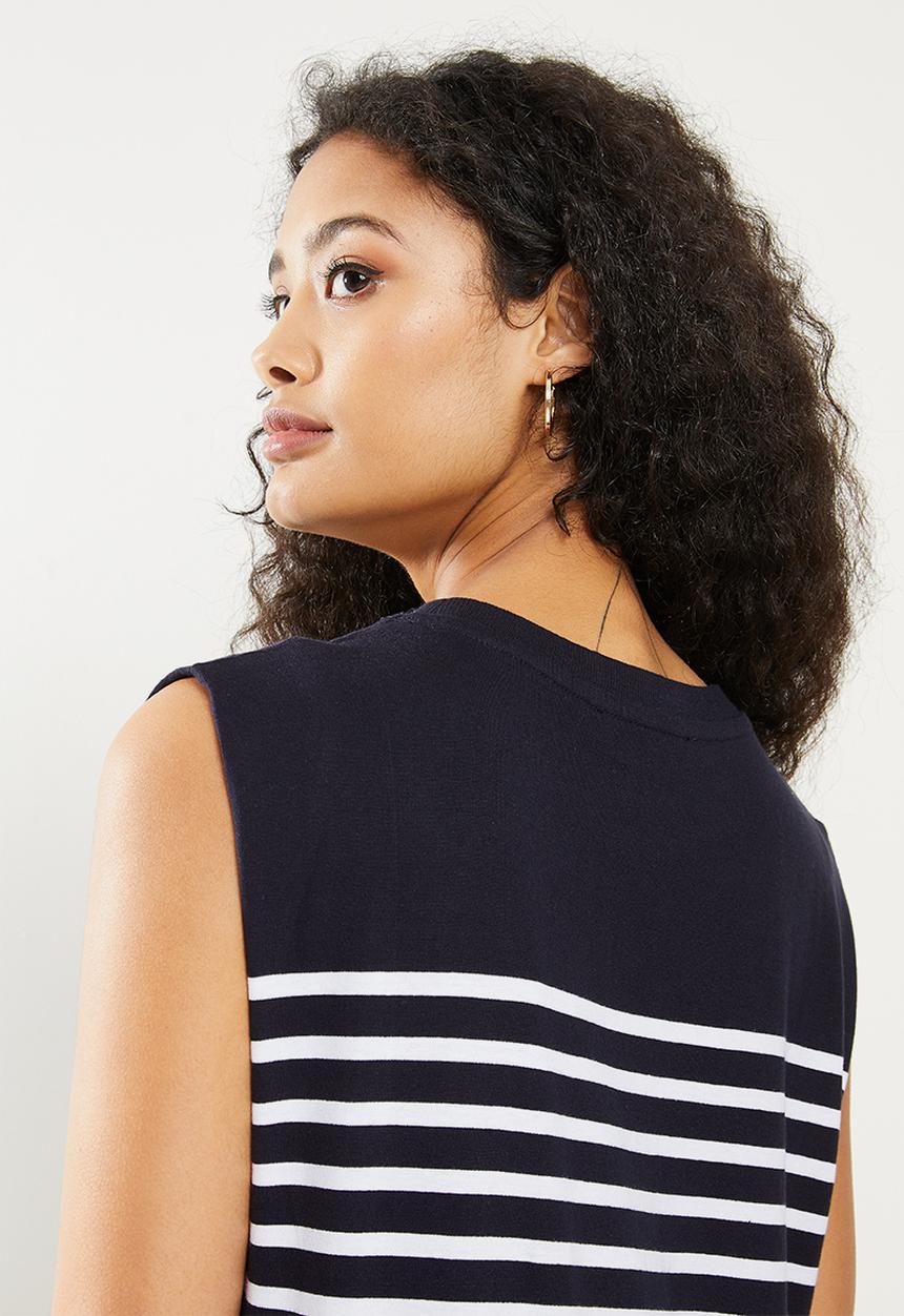 MANGO - Dress picasa - navy