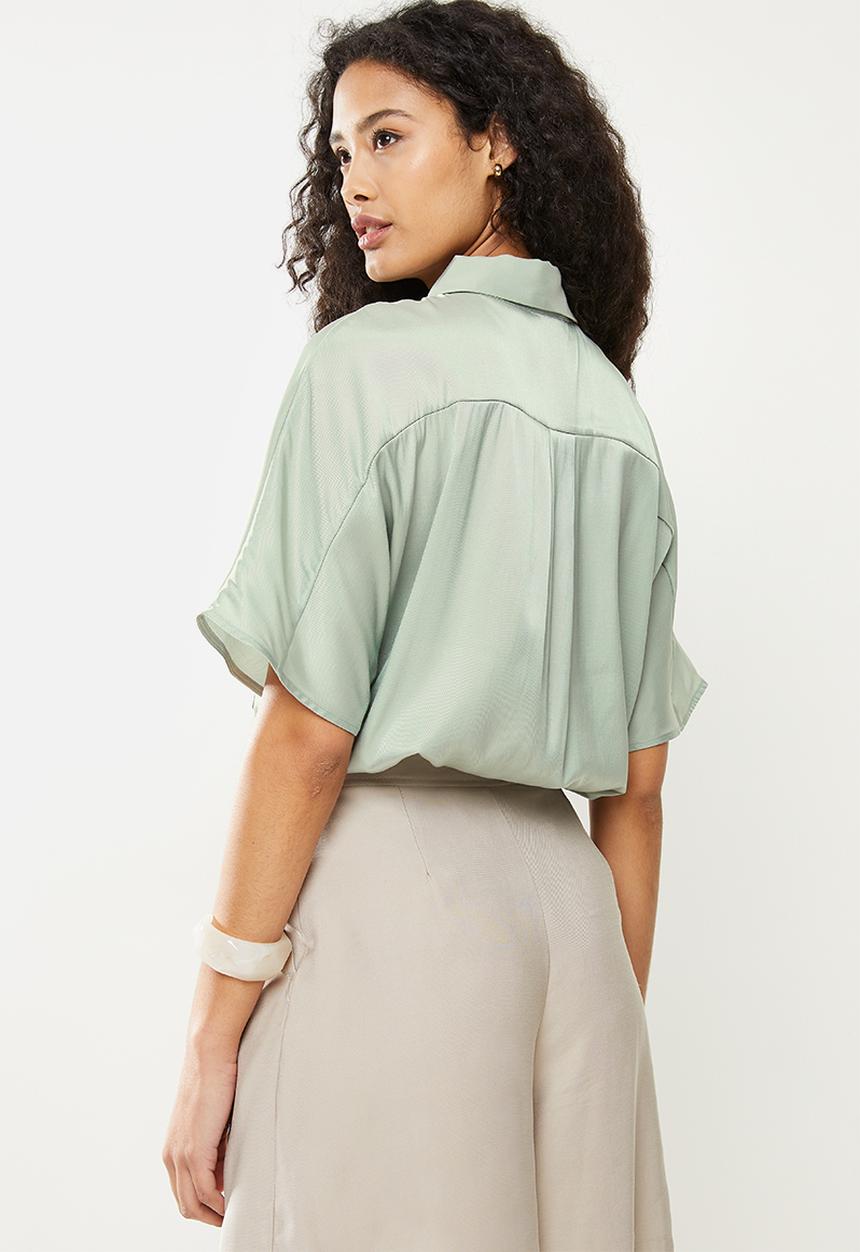 MANGO - Shirt marita - aqua