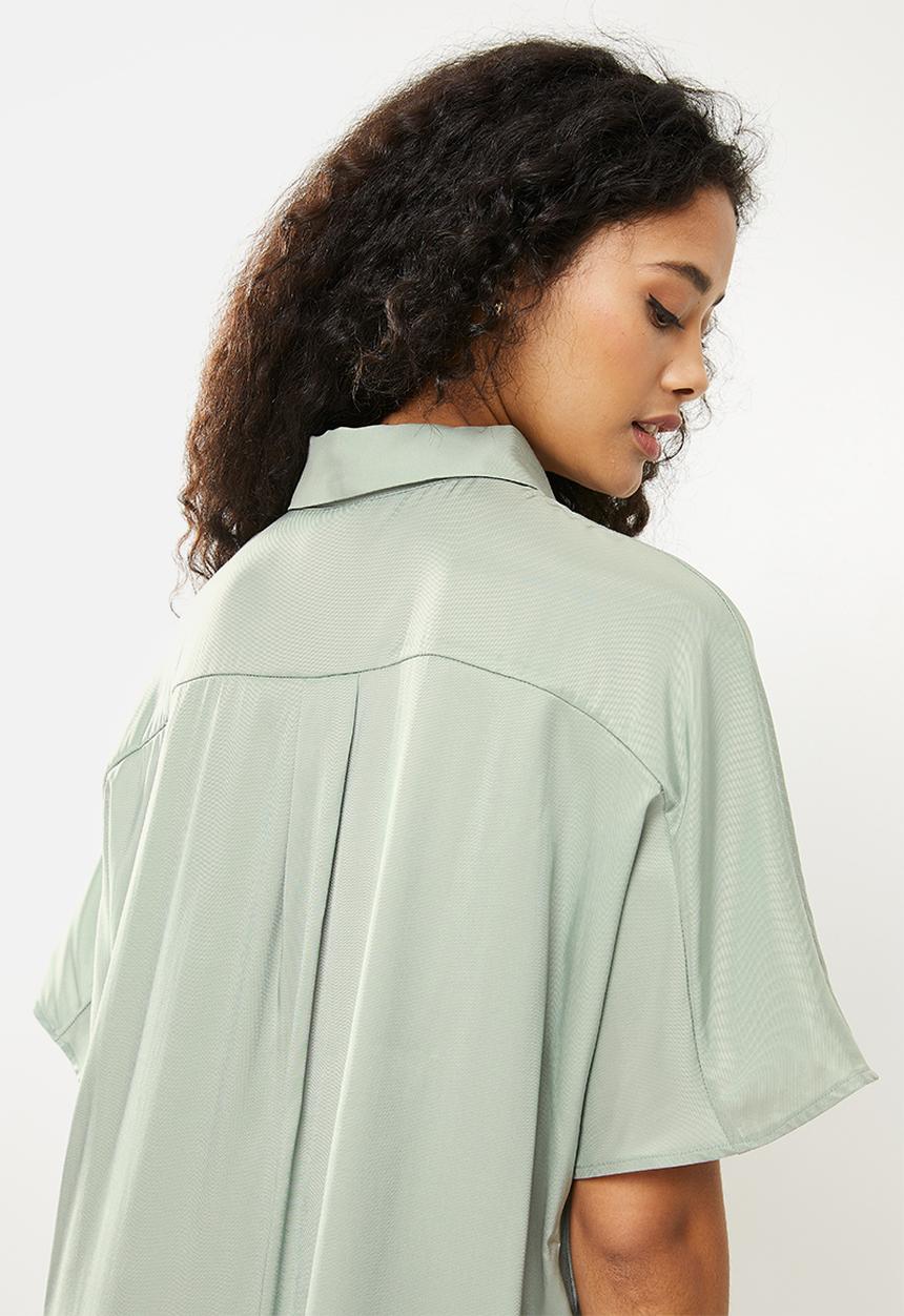 MANGO - Shirt marita - aqua