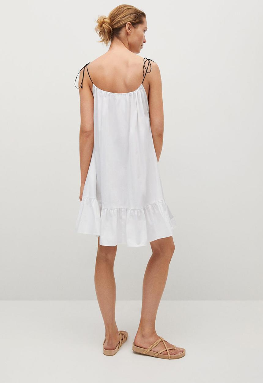 MANGO - Dress bibi - white