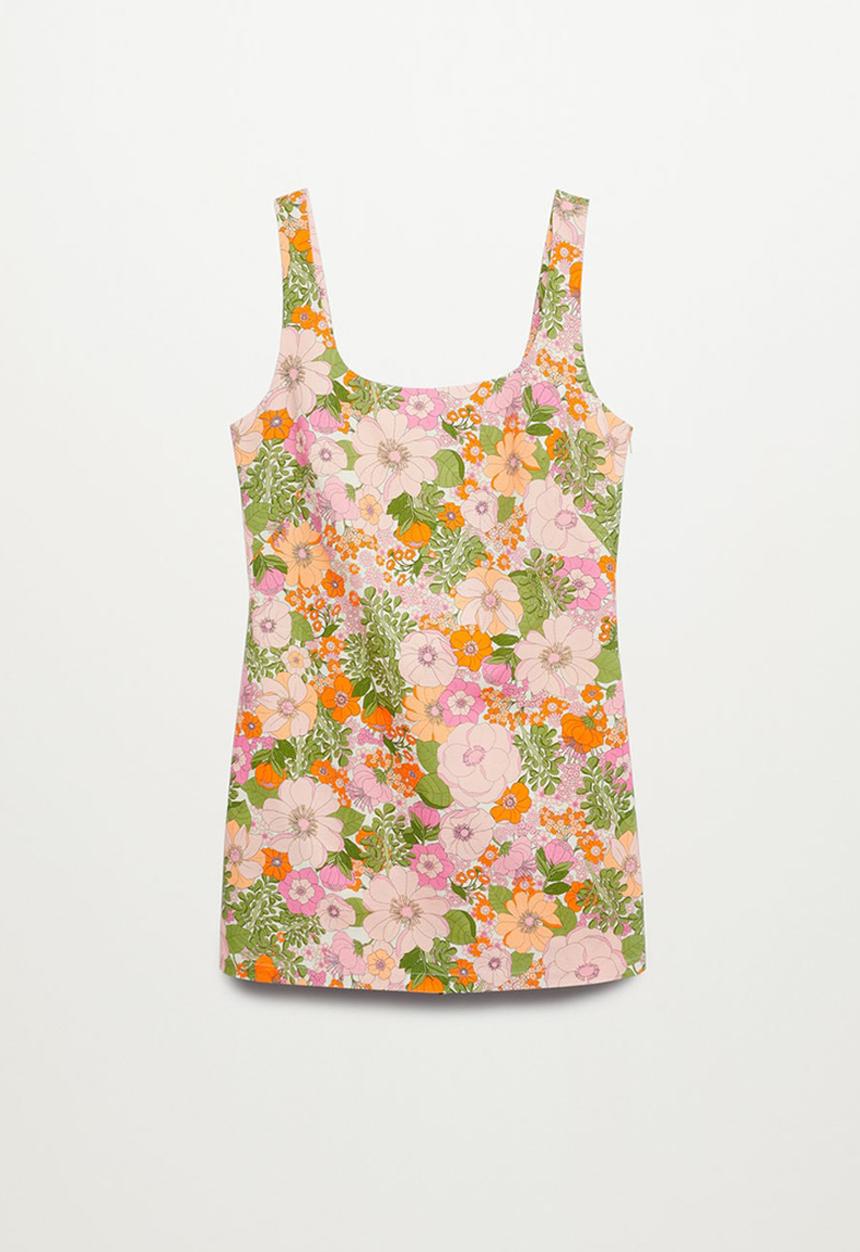 MANGO - Playsuit mecano - orange