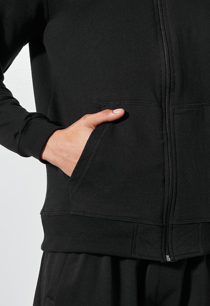 Superbalist - Noel zip though hoodie - black