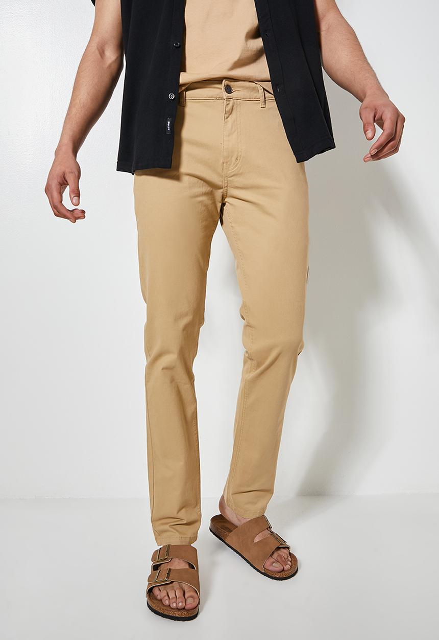 Superbalist - Caleb slim chino - stone