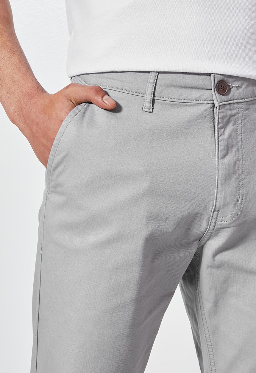 Superbalist - Ohio straight fit chino - grey