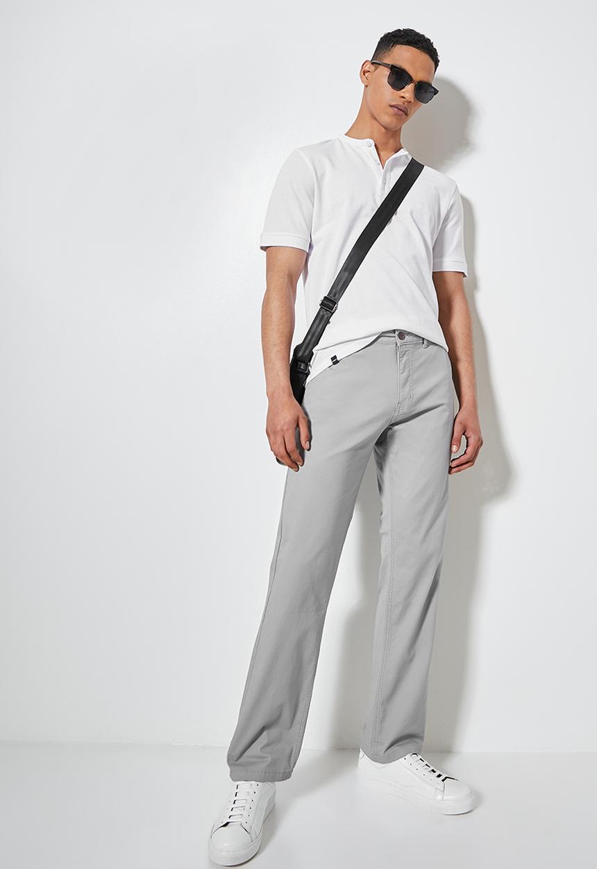 Superbalist - Ohio straight fit chino - grey
