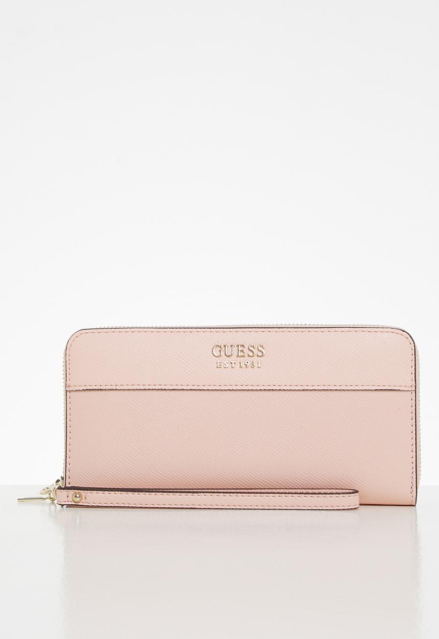 GUESS - Katey slg large zip around - rose