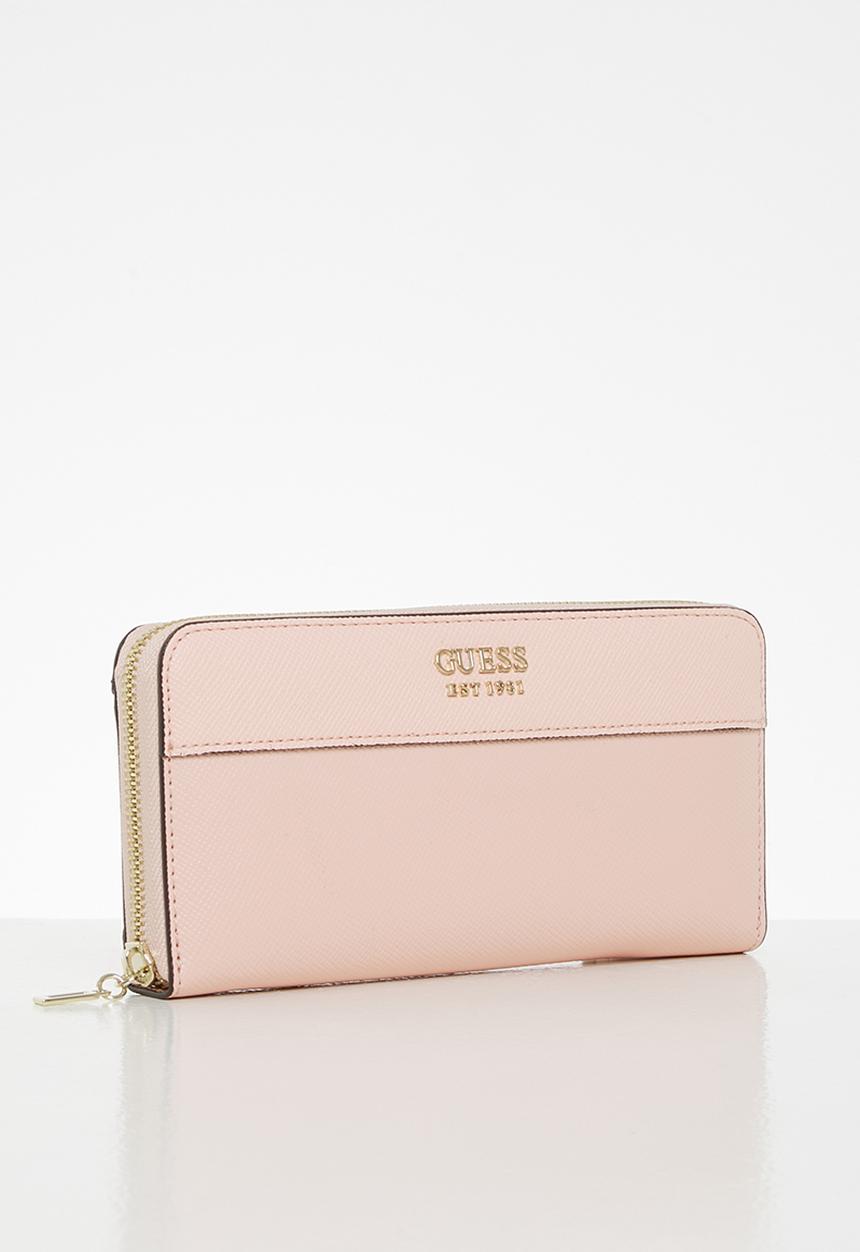 GUESS - Katey slg large zip around - rose