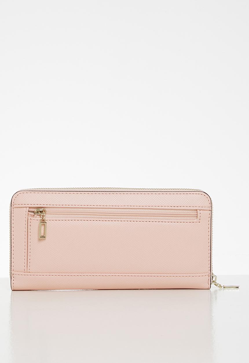 GUESS - Katey slg large zip around - rose