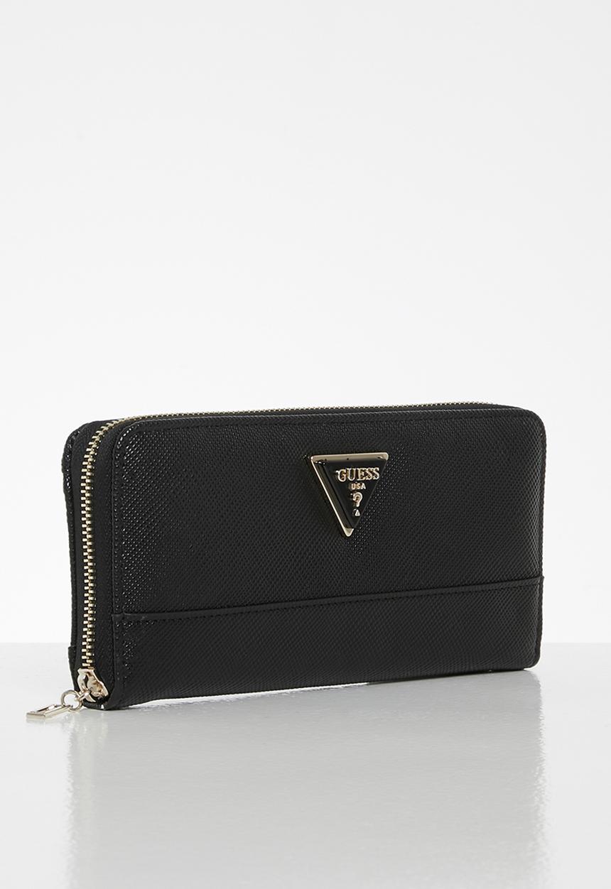 GUESS - Cordelia slg large zip around - black