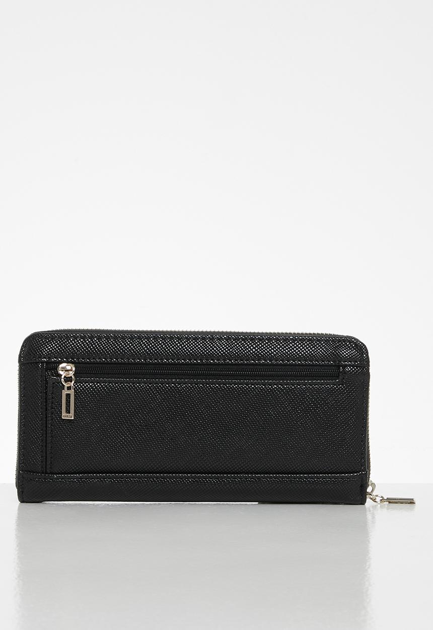 GUESS - Cordelia slg large zip around - black