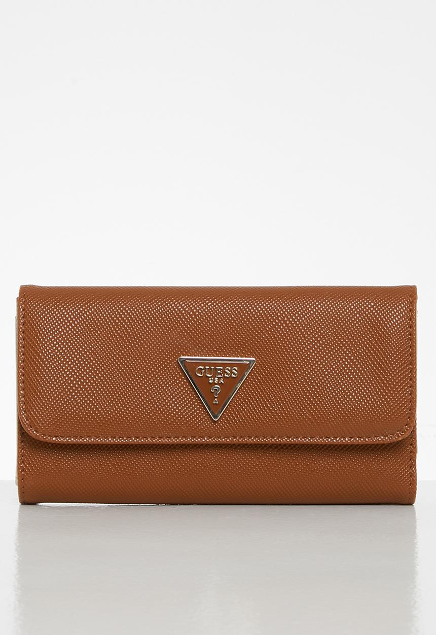 GUESS - Noelle slg multi clutch - cognac