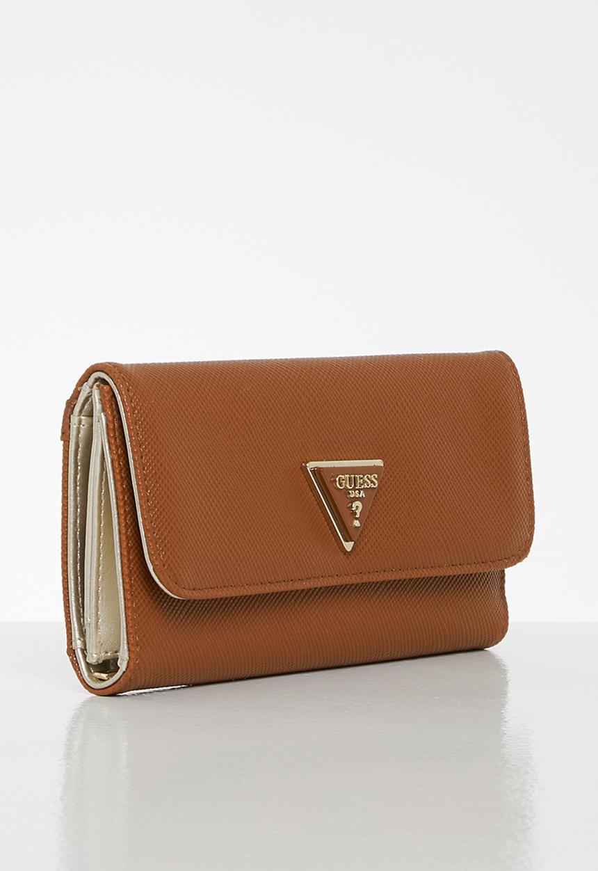 GUESS - Noelle slg multi clutch - cognac