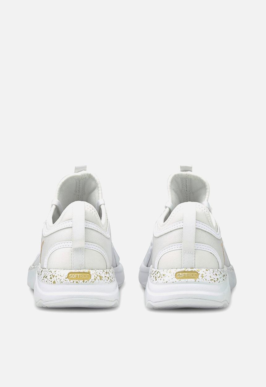PUMA - Softride Sophia shimmer wn's - puma white-puma team gold