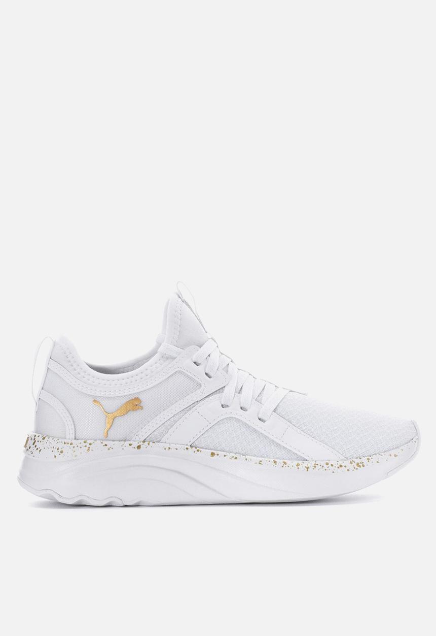 PUMA - Softride Sophia shimmer wn's - puma white-puma team gold