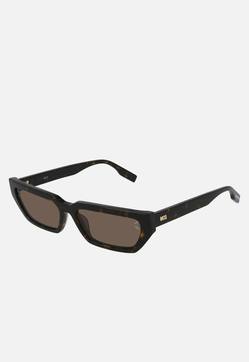 McQ - Mcq - 0302s-002 56 sunglass acetate - black & brown 