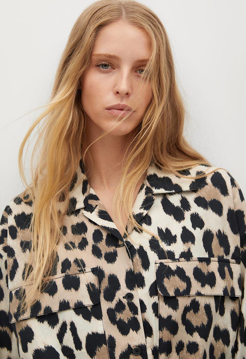 MANGO - Shirt simo - brown