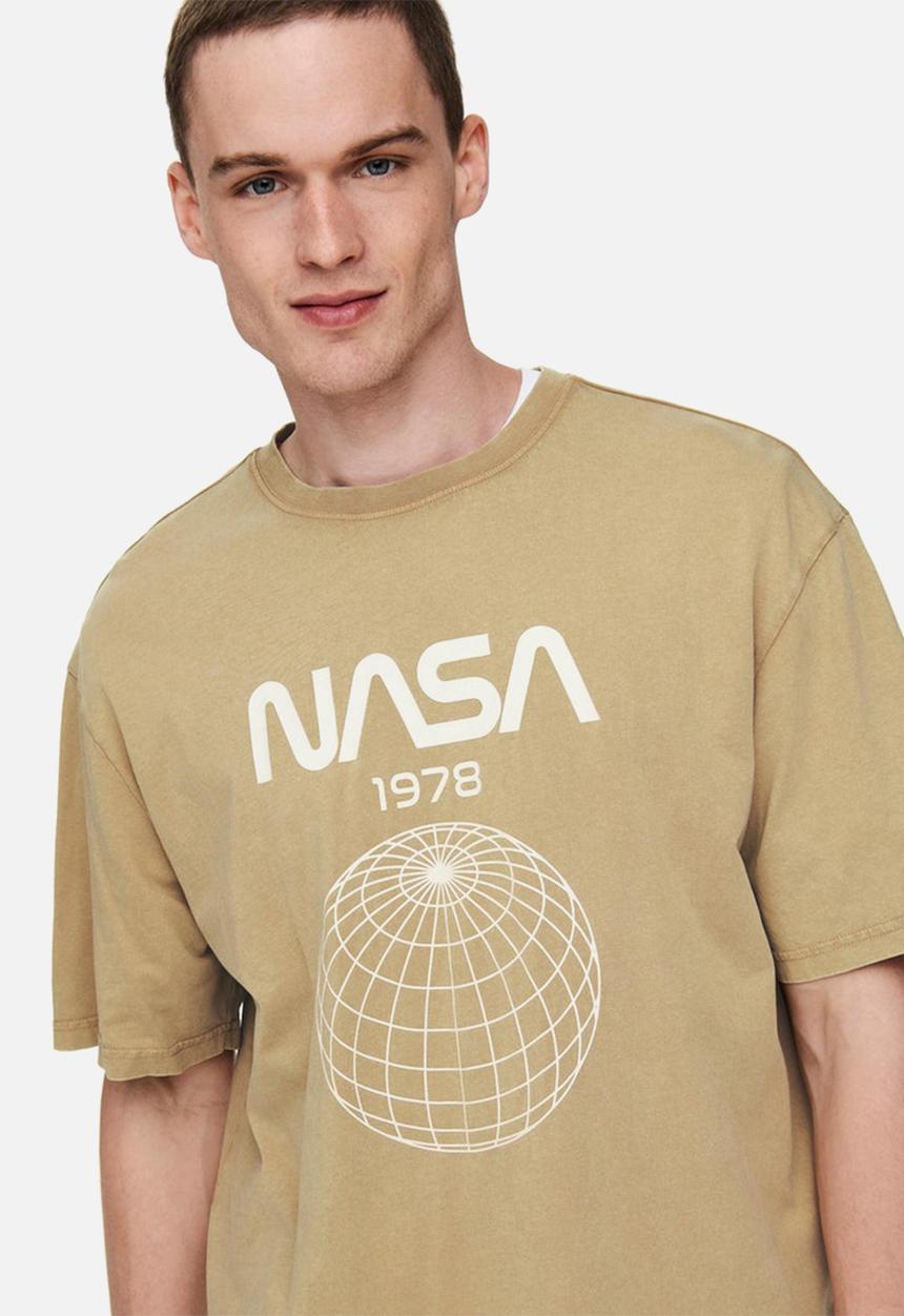Only & Sons - Nasa life rlx tee - incense