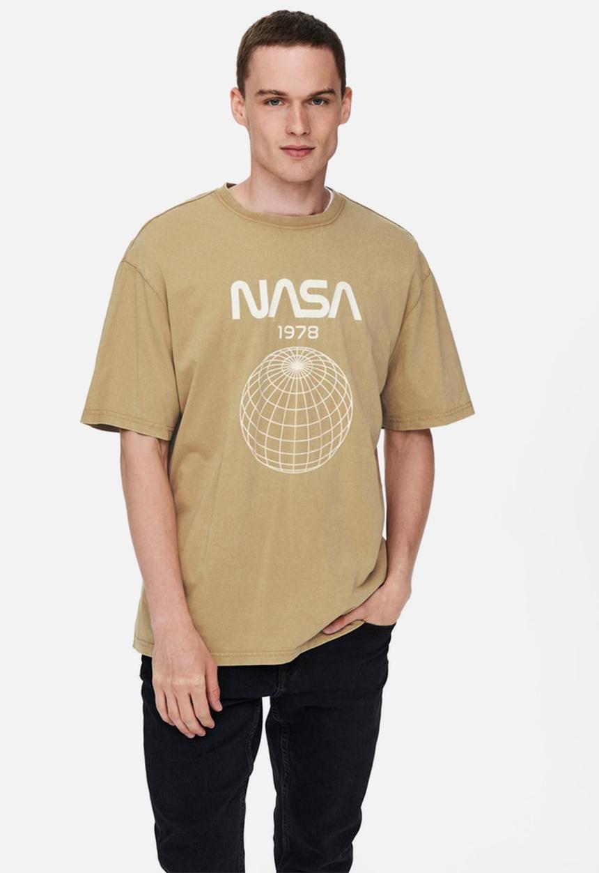 Only & Sons - Nasa life rlx tee - incense