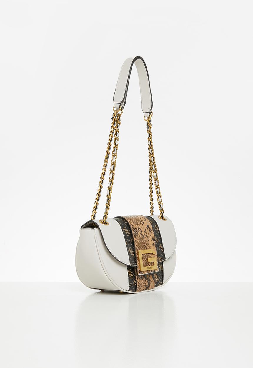GUESS - Bling convertible xbody flap - stone 