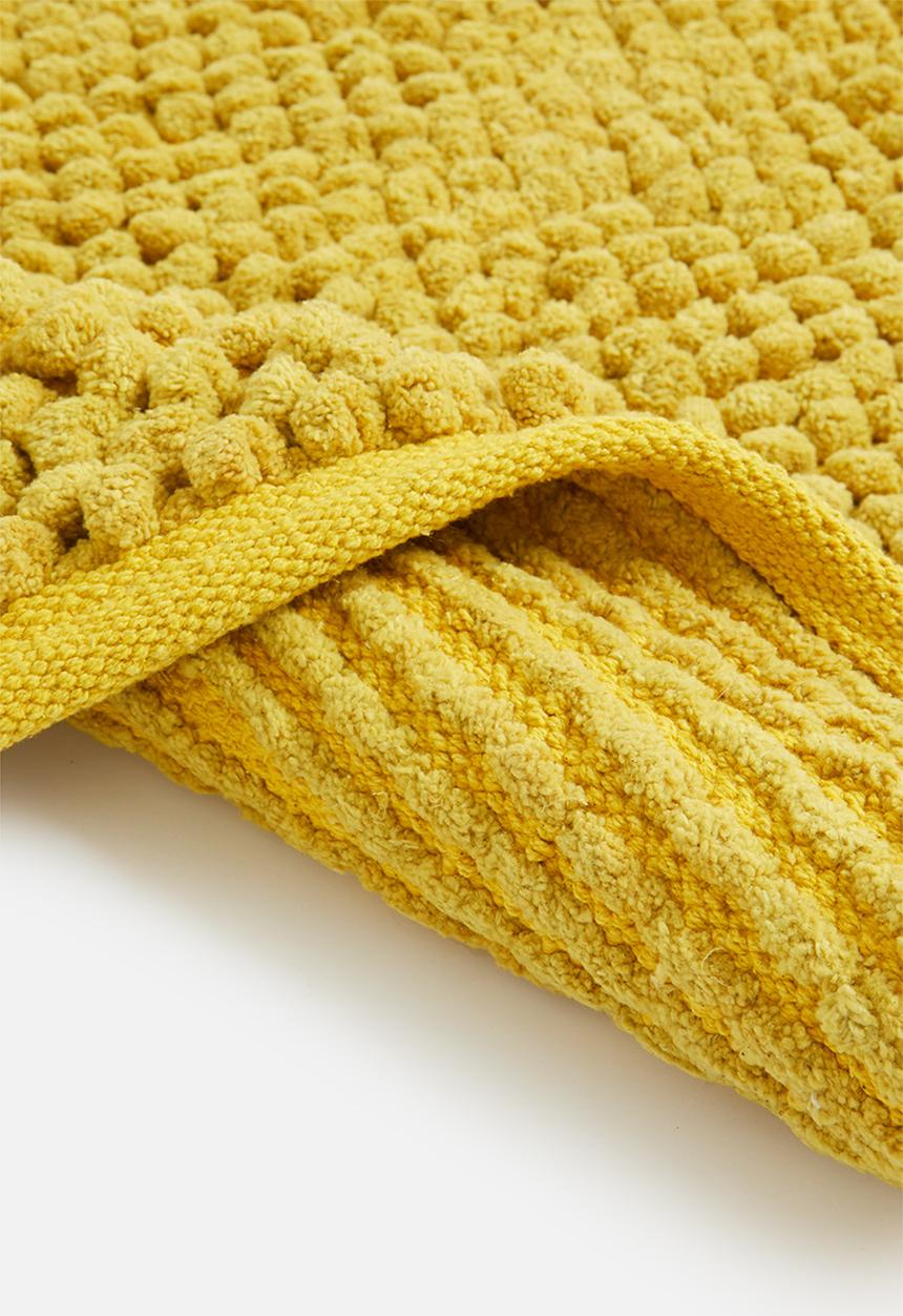 Sixth Floor - Pebble bath mat - mustard