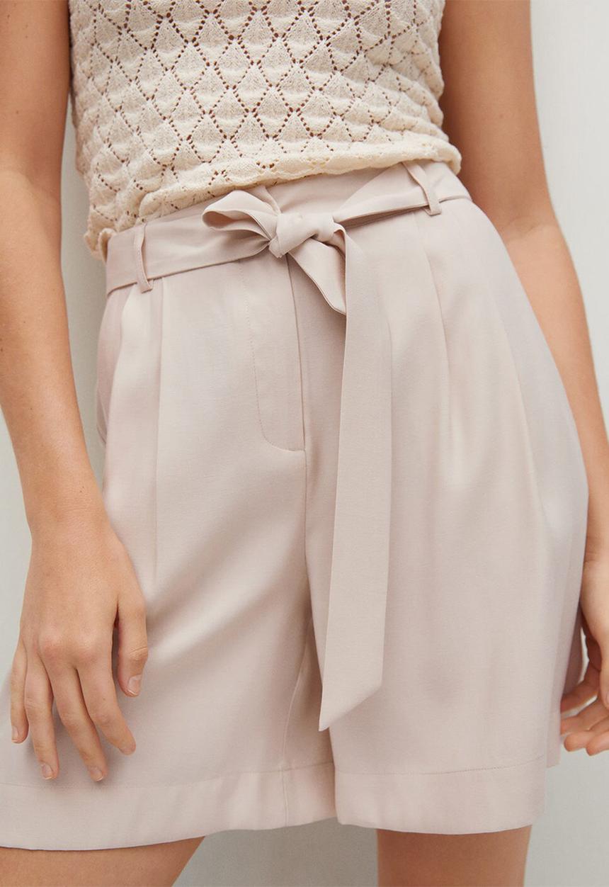 MANGO - Shorts bye-h - stone