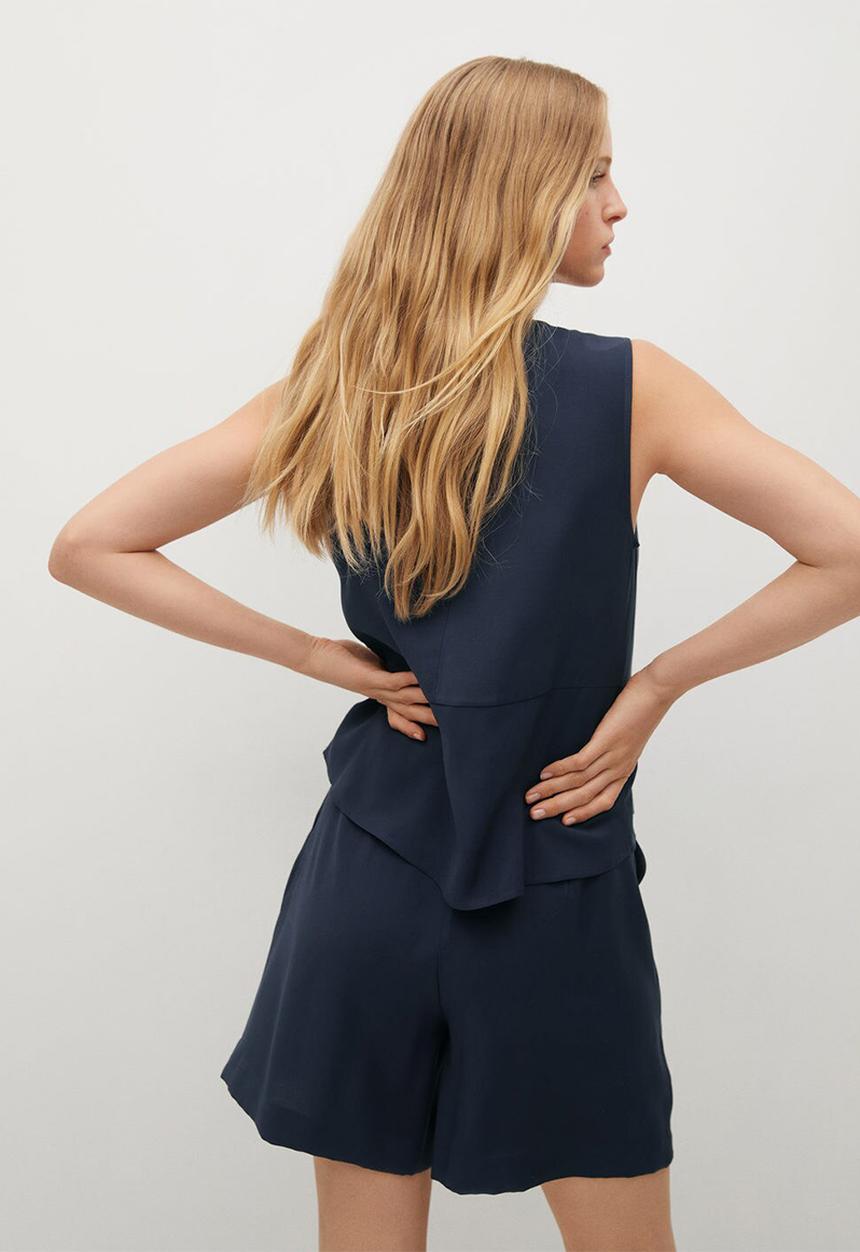 MANGO - Shorts bye-h - navy