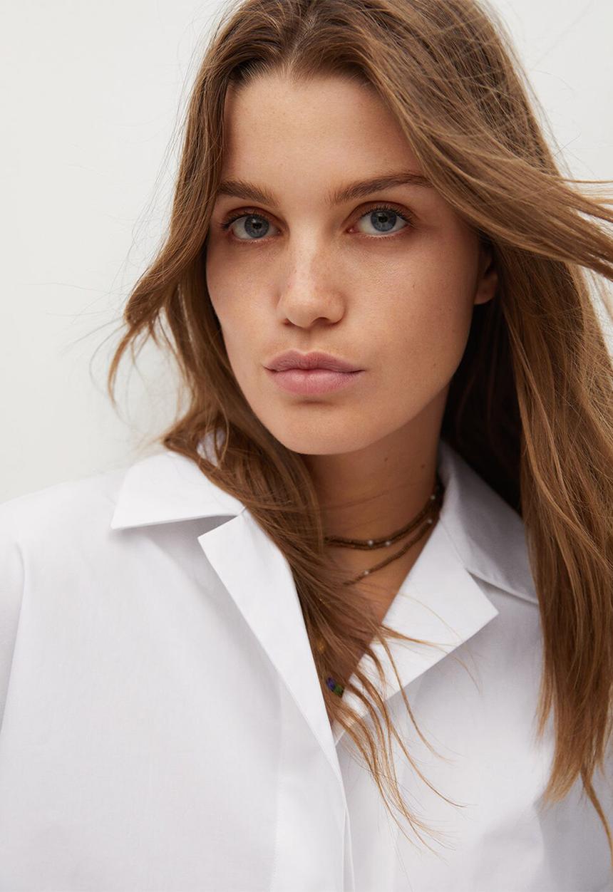 MANGO - Shirt adeu-h - white