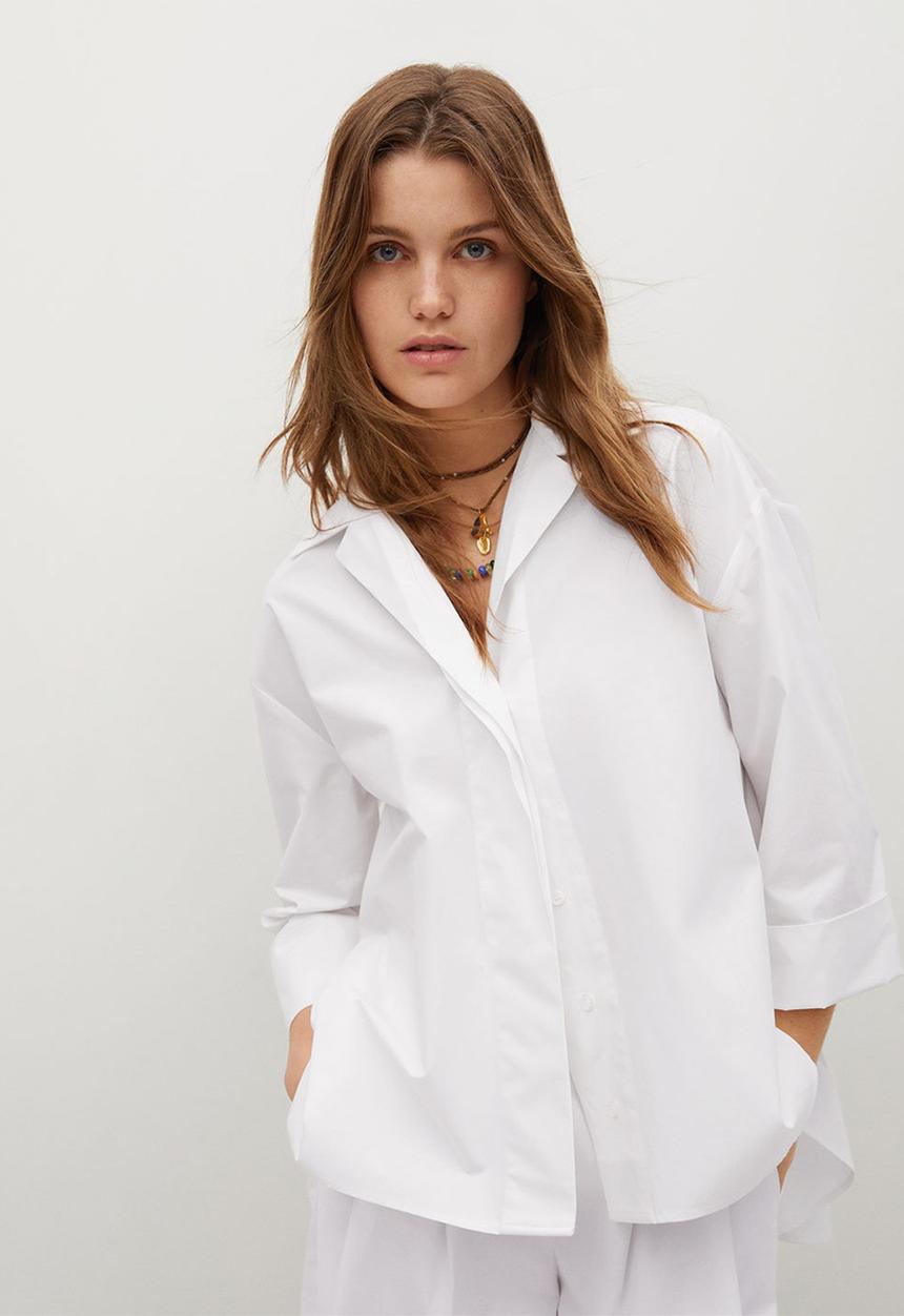 MANGO - Shirt adeu-h - white