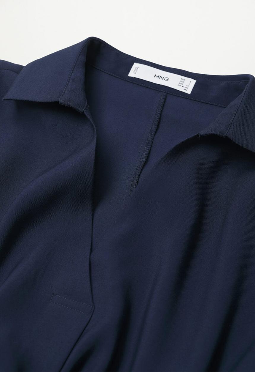 MANGO - Blouse bye-h - navy