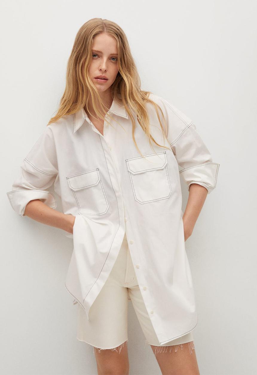 MANGO - Shirt marykate - white
