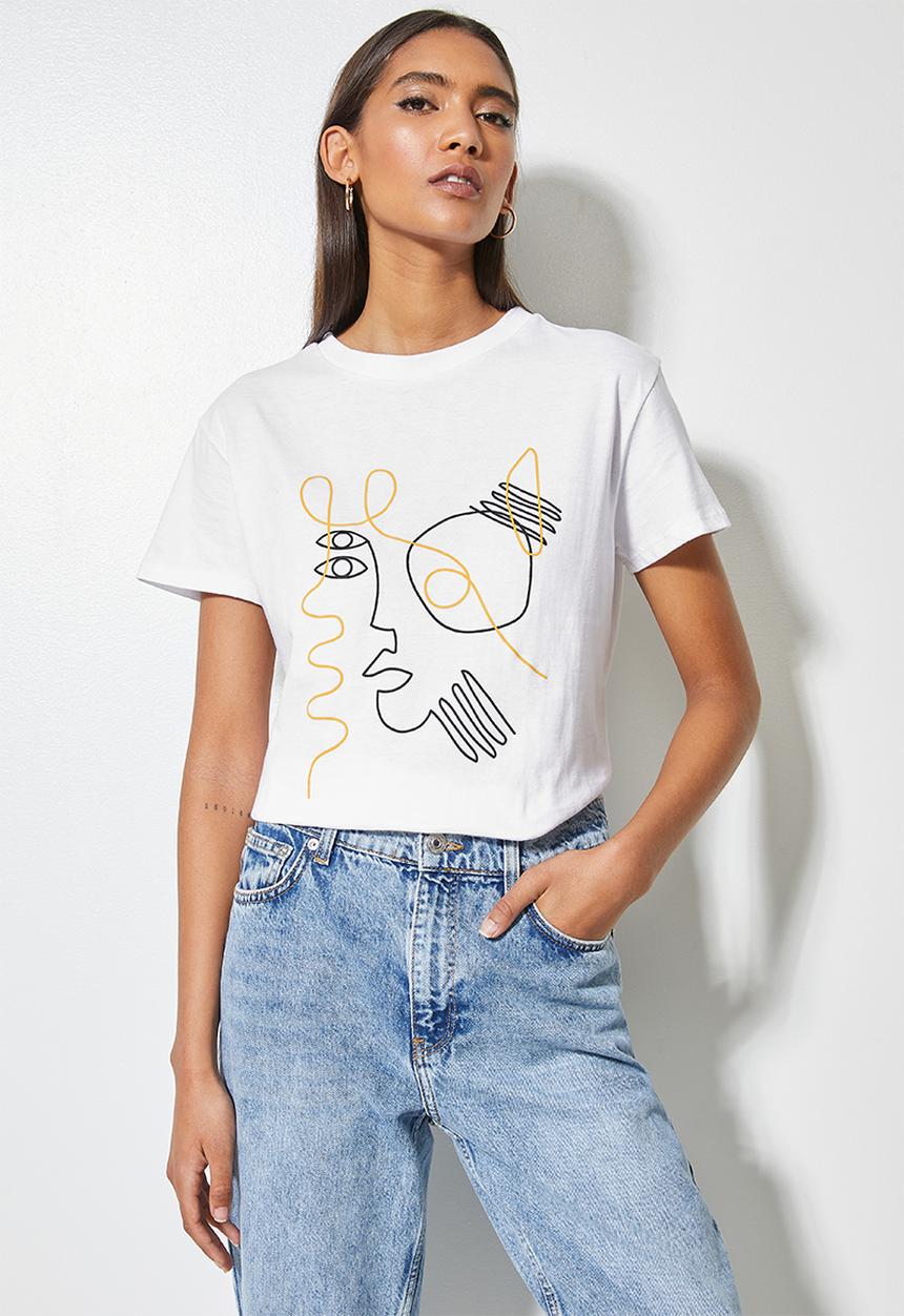 Superbalist - Abstract Graphic - white