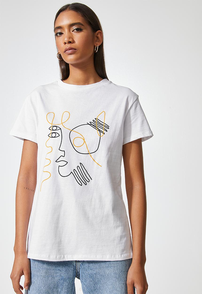 Superbalist - Abstract Graphic - white
