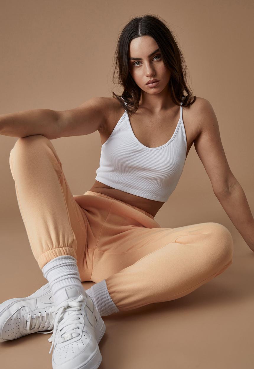 Factorie - Classic trackpant - pale papaya